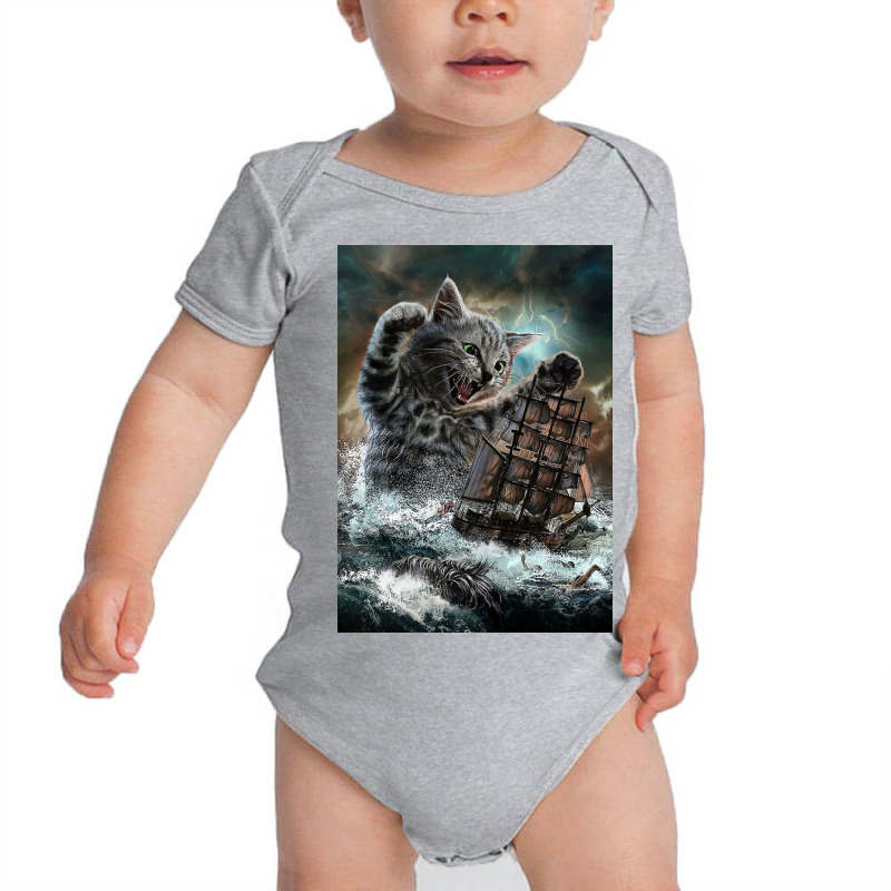 Titan Cat Kraken Baby Bodysuit | Artistshot