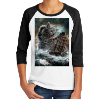 Titan Cat Kraken Youth 3/4 Sleeve | Artistshot