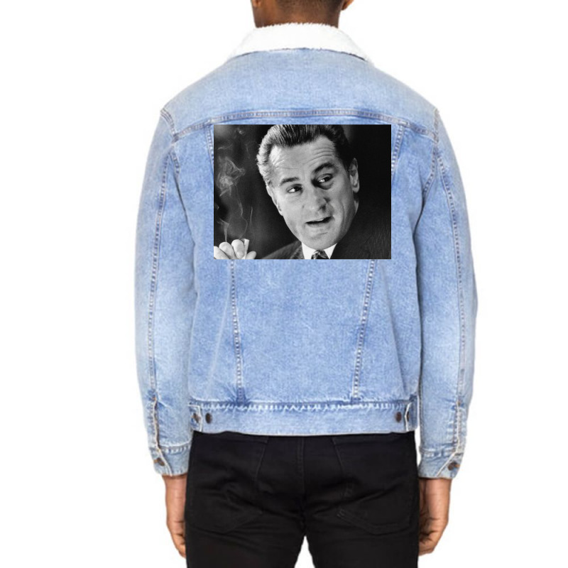 Robert De Niro In Goodfellas Unisex Sherpa-Lined Denim Jacket by hmzhviholal | Artistshot