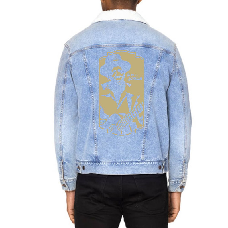 Robert Johnson 2 Unisex Sherpa-Lined Denim Jacket by hmzhviholal | Artistshot