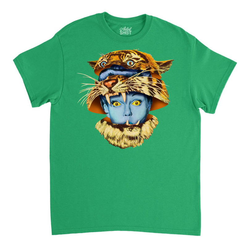 Tiger Lady Classic T-shirt by hmzhviholal | Artistshot