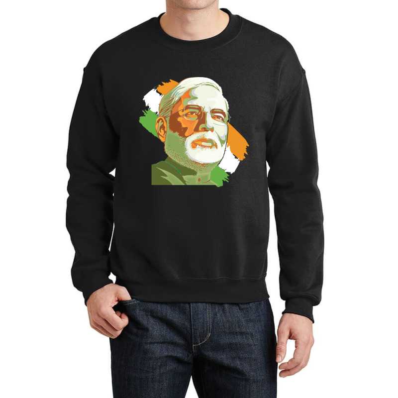 Narendra Modi India Prime Minister Namo Bjp Supporter Crewneck Sweatshirt by JONNELLENORTONN | Artistshot