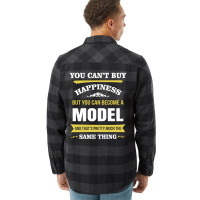 Happiness Is Being A Model. Cool Gift Flannel Shirt | Artistshot