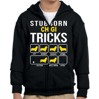 Chigi Stubborn Dog Tricks Stubborn Chigi Tricks Youth Zipper Hoodie | Artistshot