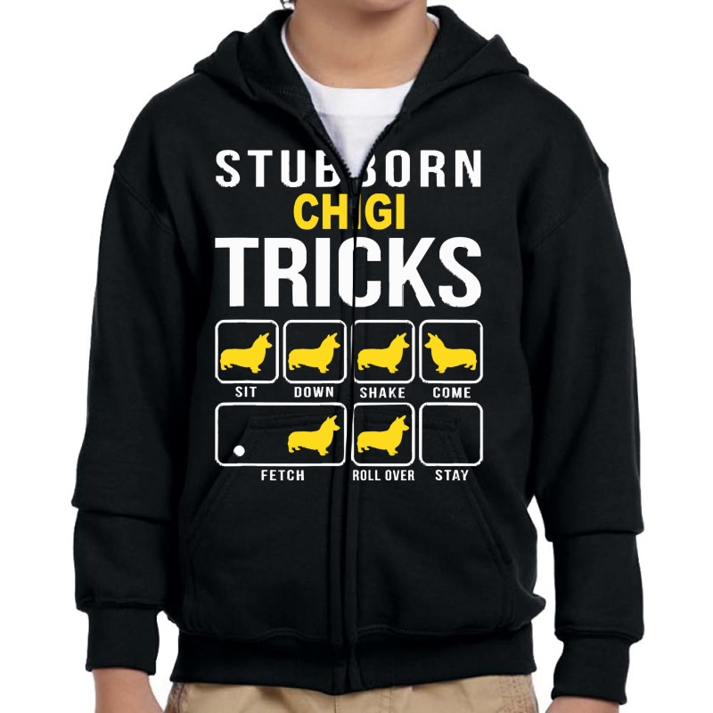 Chigi Stubborn Dog Tricks Stubborn Chigi Tricks Youth Zipper Hoodie by Ja98 | Artistshot