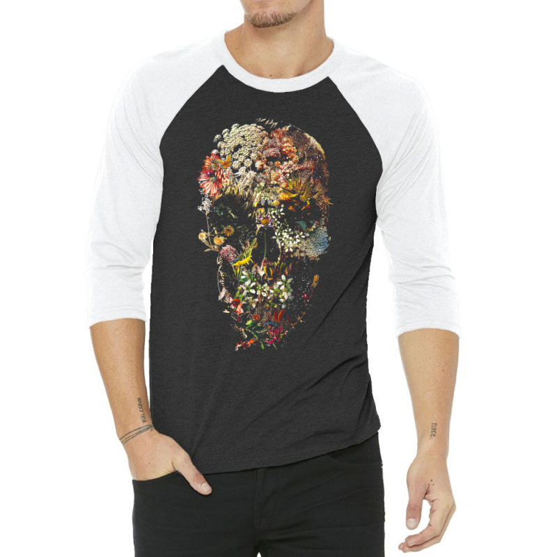 Smyrna Skull 3/4 Sleeve Shirt by jadedward23 | Artistshot