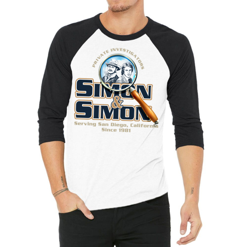 Simon And Simon Private Investigators 3/4 Sleeve Shirt by nounirovy8 | Artistshot