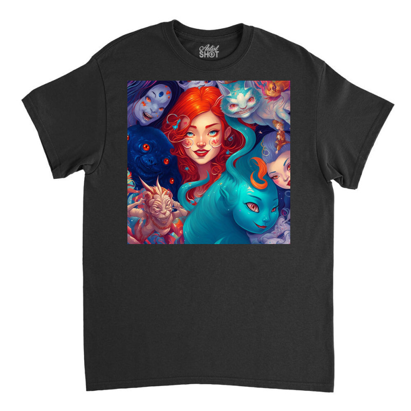 Beautiful Girls Art Classic T-shirt | Artistshot