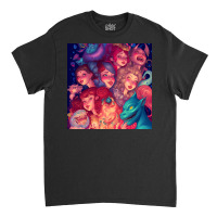 Woman On A Parade Classic T-shirt | Artistshot