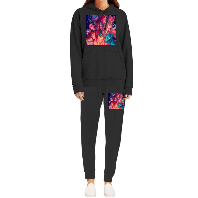 Woman On A Parade Hoodie & Jogger Set | Artistshot