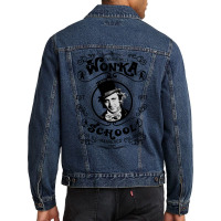 Wonka School For Ill Mannered Children Men Denim Jacket | Artistshot