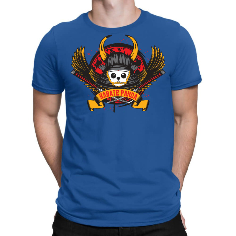 Karate Panda Samurai With Wings T-shirt | Artistshot