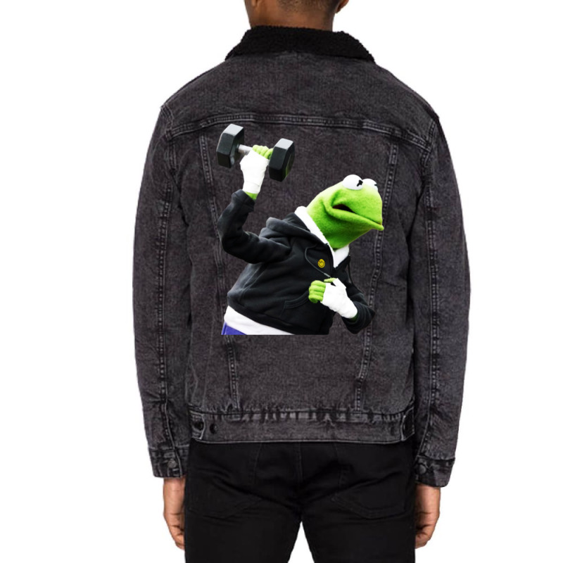 Kermit The Frog  1 Unisex Sherpa-lined Denim Jacket | Artistshot