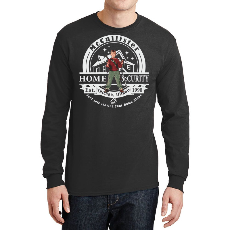 Kevin Mccallister Home Security Long Sleeve Shirts | Artistshot