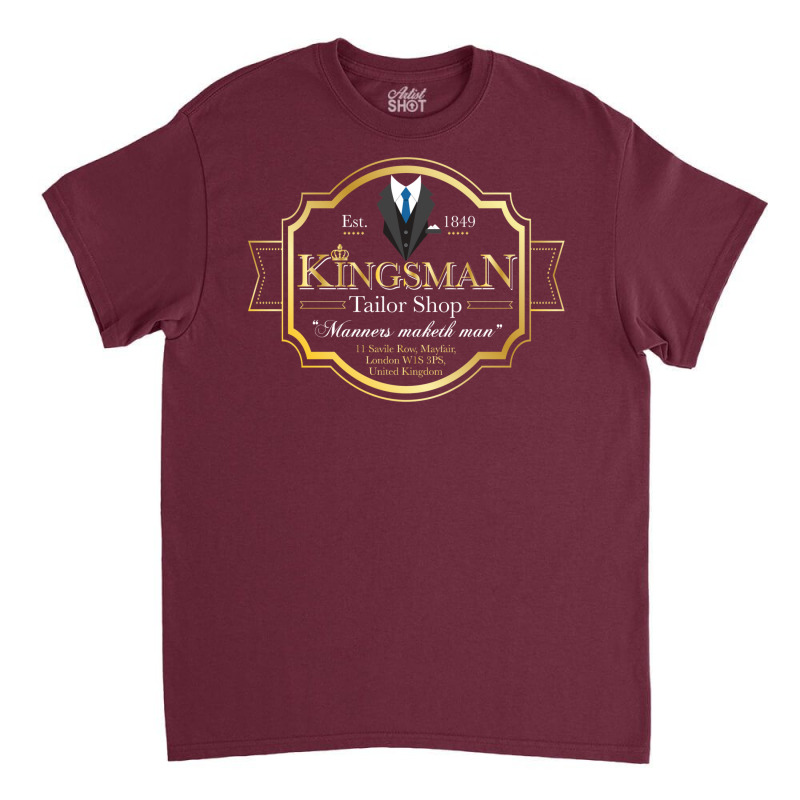 Kingsman Tailor Shop Classic T-shirt | Artistshot