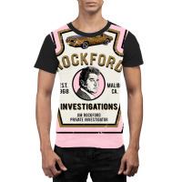 Rockford Investigations Emblem Graphic T-shirt | Artistshot