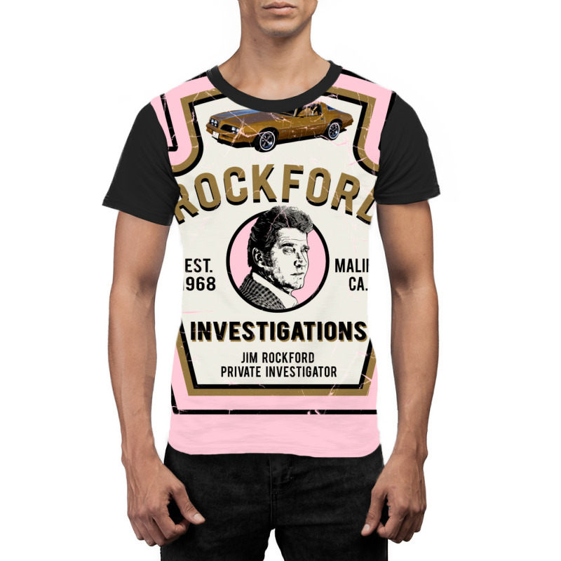 Rockford Investigations Emblem Graphic T-shirt by bakshnoisrit | Artistshot