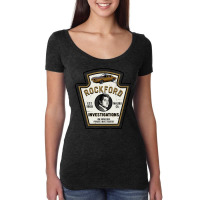 Rockford Investigations Emblem Women's Triblend Scoop T-shirt | Artistshot