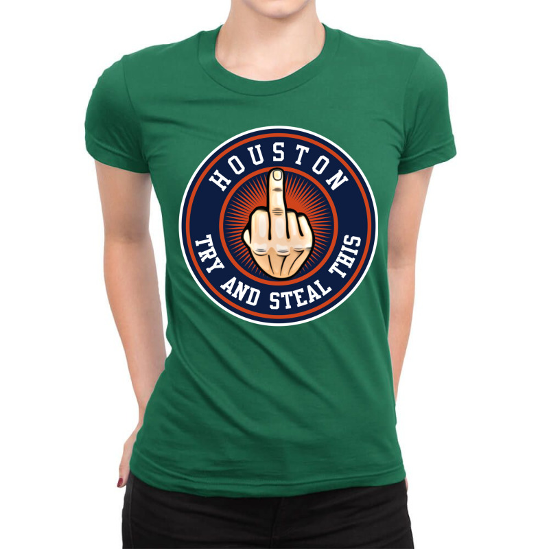 Houston Asterisks   Try And Steal This Ladies Fitted T-Shirt by romosmeha2 | Artistshot