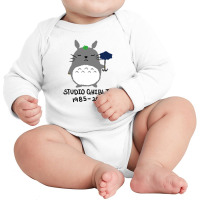 Studio Ghibli1 Long Sleeve Baby Bodysuit | Artistshot