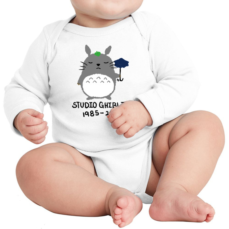 Studio Ghibli1 Long Sleeve Baby Bodysuit by tonyleo | Artistshot