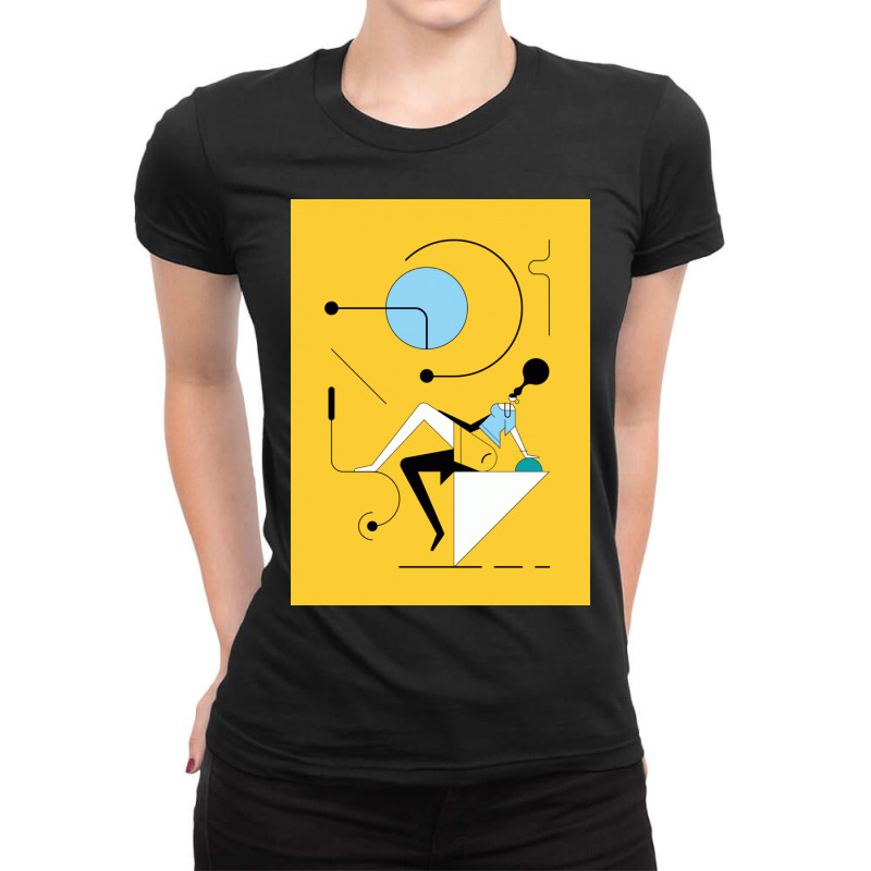 Women In Tech Space Ladies Fitted T-Shirt by Farhan17 | Artistshot