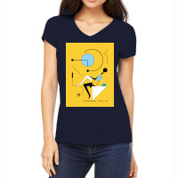 Women In Tech Space Women's V-neck T-shirt | Artistshot