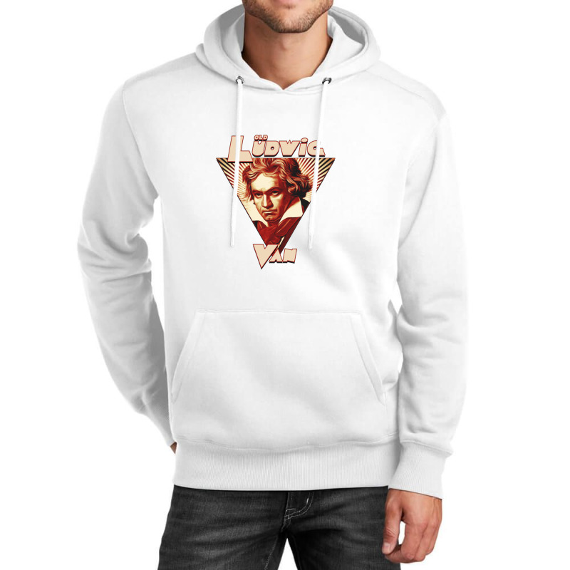 Ludwig Van Beethoven Unisex Hoodie by kumkunari | Artistshot