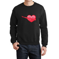 Valentine Day  Dabbing Heart Valentine Day Crewneck Sweatshirt | Artistshot