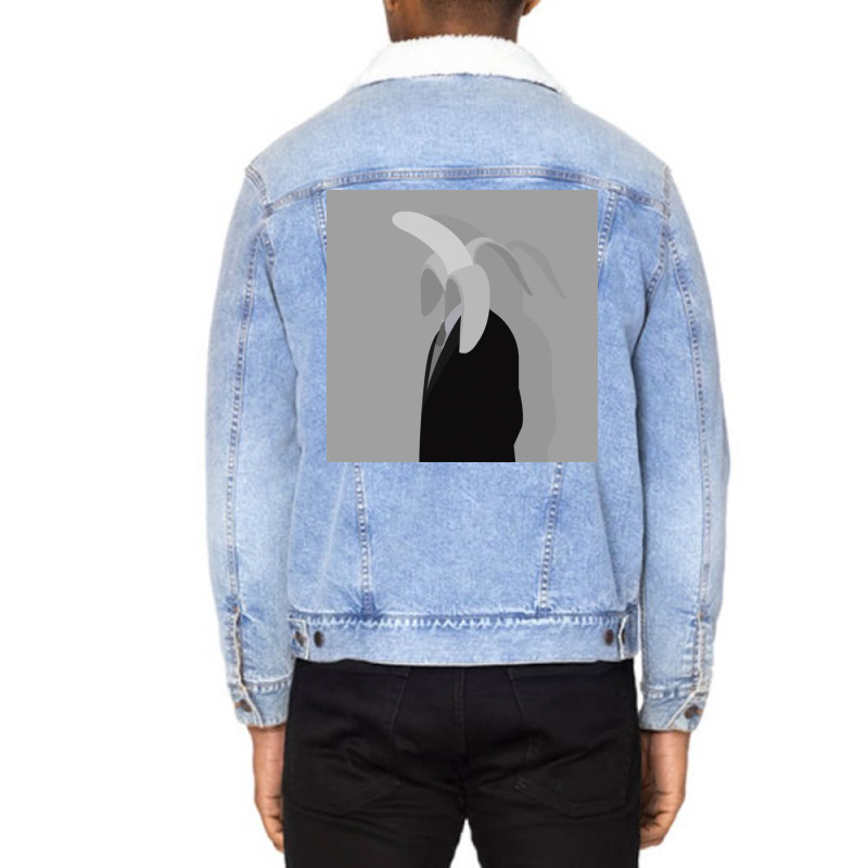 Banana Man Unisex Sherpa-Lined Denim Jacket by Farhan17 | Artistshot