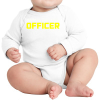 Animal Control Officer Halloween Costume Long Sleeve Baby Bodysuit | Artistshot