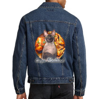 Latin Carpe Positivy Sunrise Men Denim Jacket | Artistshot