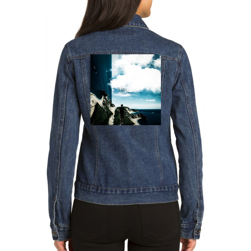 2d Life Ladies Denim Jacket by omerpsd | Artistshot