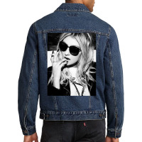 Taylor Momsen Bw Men Denim Jacket | Artistshot