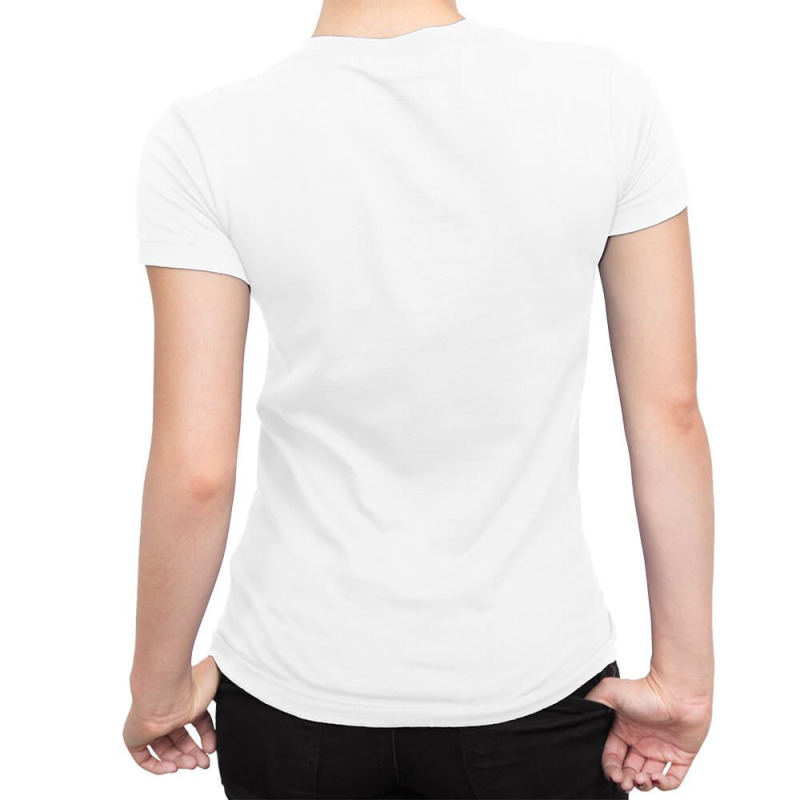Illustration Of Woman Ladies Fitted T-shirt | Artistshot