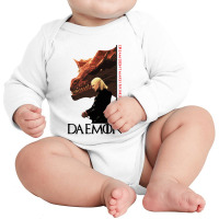 Daemon And Caraxes House Of The Dragon Long Sleeve Baby Bodysuit | Artistshot