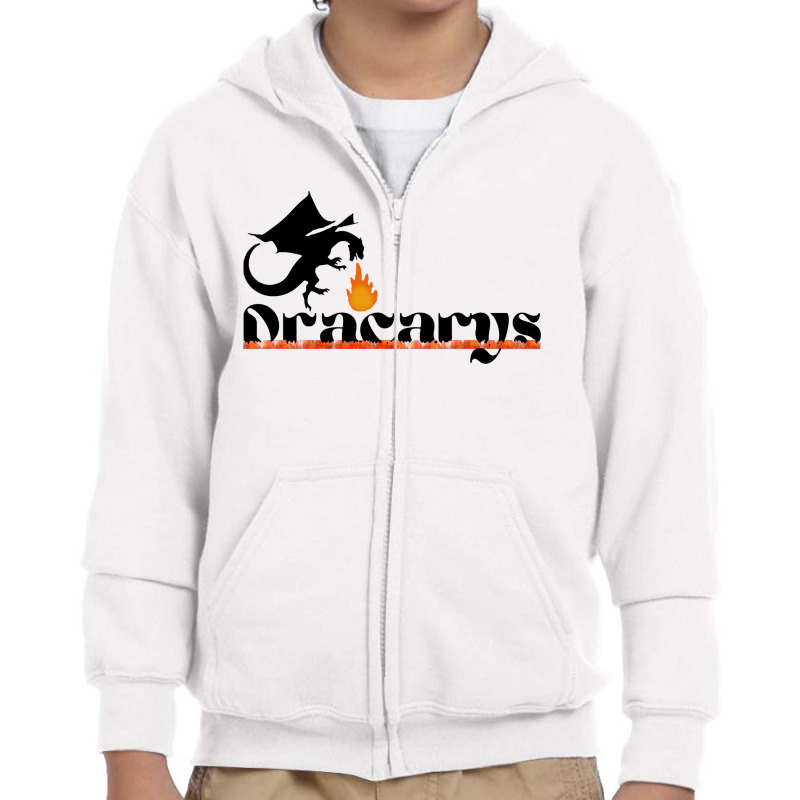 Dragon House Of The Dragon Youth Zipper Hoodie by Kimonos | Artistshot