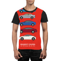 Peu Geot Coupes Classic Car Collection 504 Graphic T-shirt | Artistshot