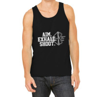 Archery   Aim Exhale Shoot Bow Hunting Archer Gift Tank Top | Artistshot