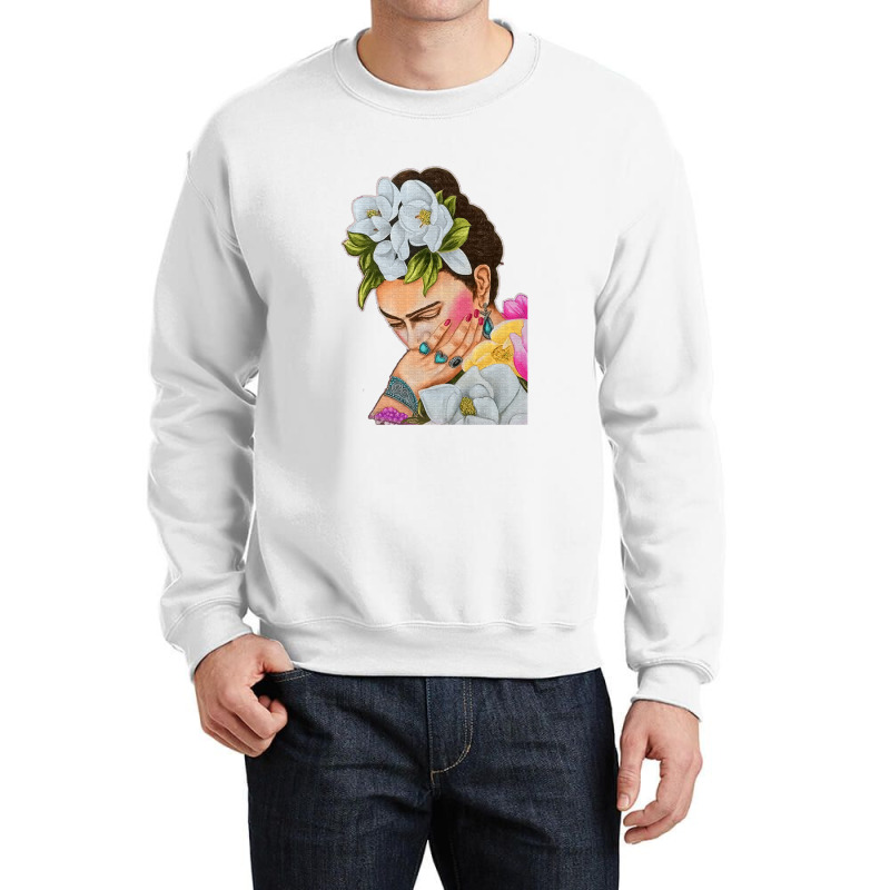 Frida Kahlo Side Crewneck Sweatshirt by MarilyneNader | Artistshot