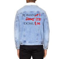 Romans Go Home Unisex Sherpa-lined Denim Jacket | Artistshot