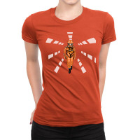 2001   A Space Odyssey Illustration Ladies Fitted T-shirt | Artistshot