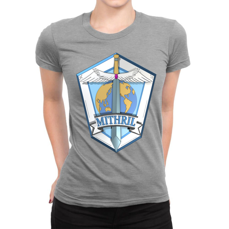 Mithril Emblem 3d Ladies Fitted T-Shirt by aldeeblariik | Artistshot