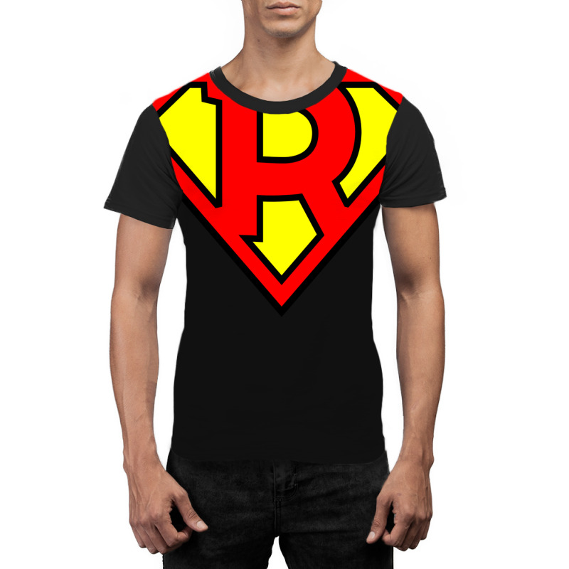 Letter R  Super Letter Vol.1 Graphic T-shirt by saheakamkuns | Artistshot