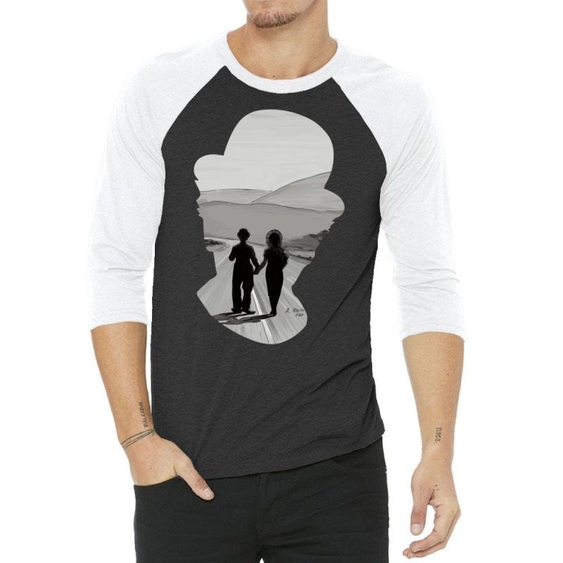 Modern Times Ending Illustration 3/4 Sleeve Shirt by aldeeblariik | Artistshot