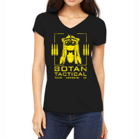 Botan Tactical   Yellow Women's V-neck T-shirt | Artistshot