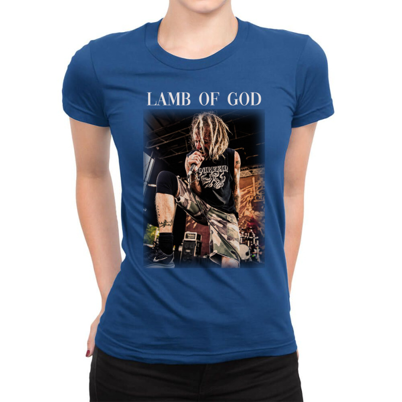 Just Scream It Randy Blythe Ladies Fitted T-Shirt by kamoufajicg | Artistshot