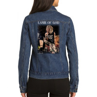 Just Scream It Randy Blythe Ladies Denim Jacket | Artistshot