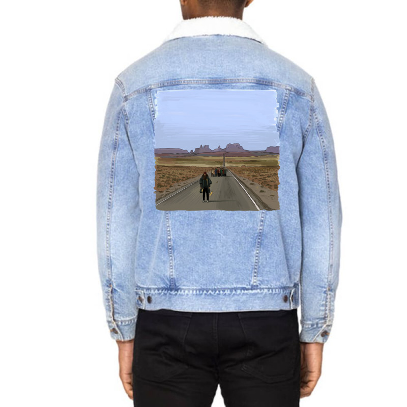 Forrest Gump Unisex Sherpa-Lined Denim Jacket by siedukurilt | Artistshot