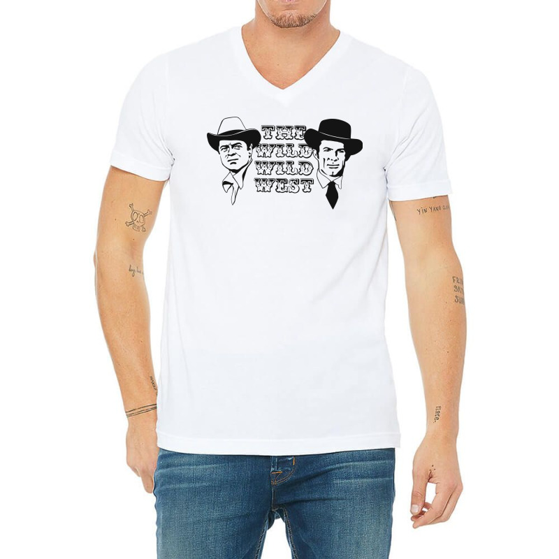 The Wild Wild West Tv Series Black V-neck Tee | Artistshot